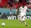 Alphonso Davies of Canada takes a penalty against Belgium in a Group F fixture at the 2022 World Cup in Qatar